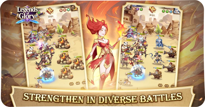 Strengthen in Diverse Battles